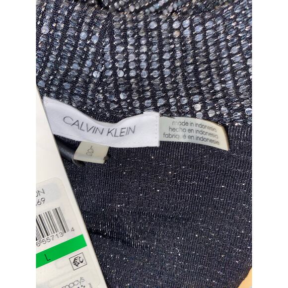 Calvin Klein Sparkling Black Blouse - Picture 9 of 12